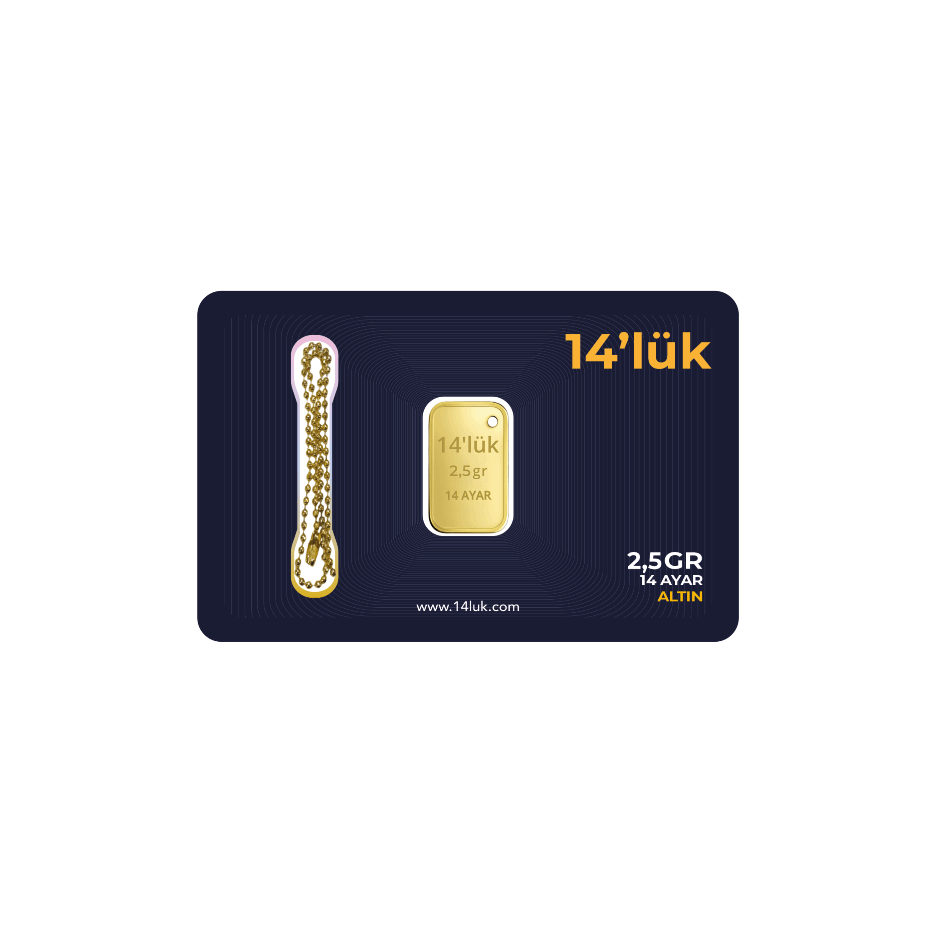 14'lük 2,5 gr
